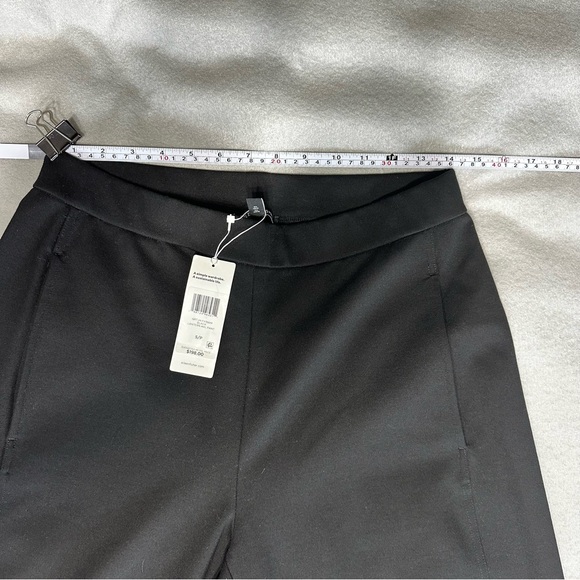 Eileen Fisher Dressy Flex Ponte Black Lantern Ankle Pant SP NWT - Picture 6 of 9